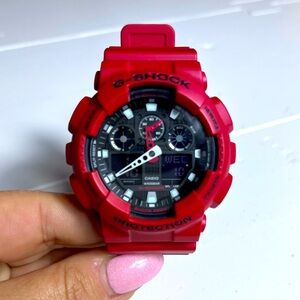 G-Shock Red and Black Watch